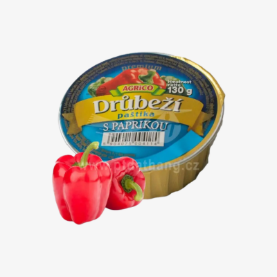 Agrico Drůbeží paštika 130g S paprikou
