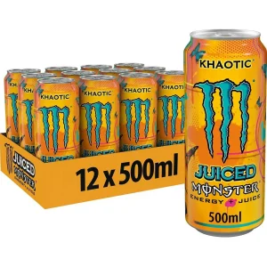 Monster Juiced Khaotic Tropical Orange 500ml