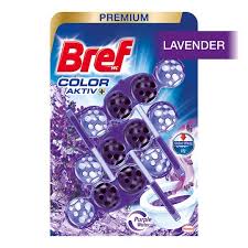 Bref Color Aktiv WC blok levandule 3 x 50g