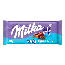 Milka čokoláda Bubbly mléčná s bublinkami 90g hạn 6/5/2026