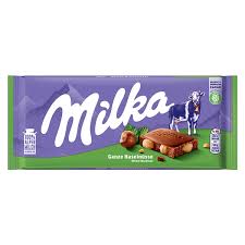 Milka Whole Hazelnuts 95g hạn 10/8/2026
