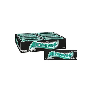 Airwaves Black Mint žvýkačky 30x14g