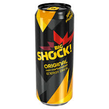 Big Shock! Original energetický nápoj nesycený 500ml- khay 24ks