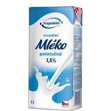 Mléko trvanlivé Pragolaktos - 1,5% polotučné hạn 15/3/2026