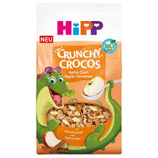 HiPP Crunchy Crocos Apfel-Zimt 300g hạn 24/2/2026