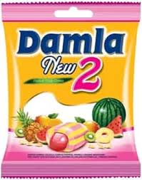 Tayas Damla New 2 Tropical Flavoured Fruits 90g hạn 19/10/2026