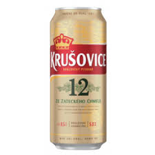 Krušovice královský ležák 12° 24×0,5l 5% Plech