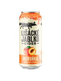 Lišácké jablko Cider merunka 24x4,5% 0,5 l