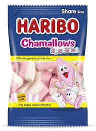 Haribo Chamallows Speckies White-Rose 175g-hạn 8/2026