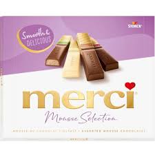 Merci cokolada s penovou naplni 250g Fialova