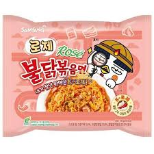 Hot Chicken flavour Ramen Rose 140 g - Samyang- hạn 11/2026-thùng 40ks