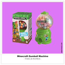 minecraft gumball machine đồ chơi +kẹo hạn 9/2027