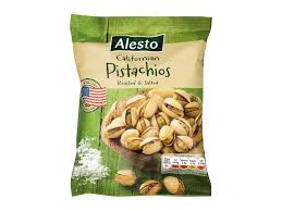 Alesto Californian Pistachios Roasted & Salted 250g hạn 9/3/2026