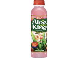 OKF Aloe Vera King Broskev Drink 500ml