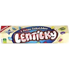 Lentilky WHITE Hexa 34g hộp 24ks hạn 31/10/2026