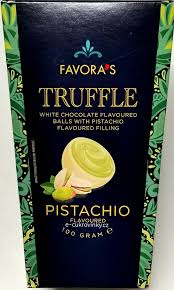 Bonboniéra Favoras Truffle 100 g PISTACHIO hạn 30/10/2026