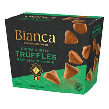 Bianca Belgian Truffle Chocolate Hazelnut 150GR hạn 9/4/2027