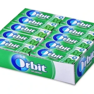 Orbit ZELENÁ spearmint dražé bez cukru 14g