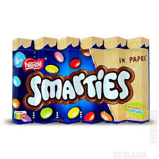 Smarties Milk Chocolate - vỉ 6pack x 8,5kc , 204g- hạn 5/2026