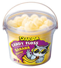 Cukrová vata s příchutí banan 30 g SOVORA