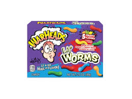 Warheads Lil' Worms Theater Box (kyselé bonbonky s ovocnými příchutěmi) 99 g- hết hạn 25/12/2025-thùng 12ks