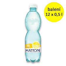 MATTONI Voda minerální perlivá citron 12 x 500 ml