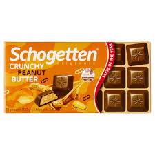 Schogetten Crunchy Peanut Butter 100g- hạn 30/11/2026