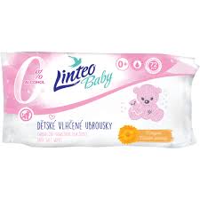 Linteo Baby vlhčené ubrousky s Měsíčkem lékařským, 72 ks- thùng 24ks