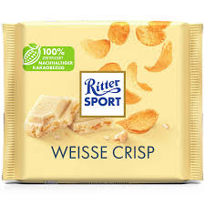 Ritter Sport Weiss Crisp 100 g- hạn 7/2026