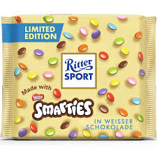 Ritter Sport Smarties Weisse 100 g- hạn 7/2026