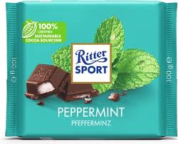 RITTER SPORT PEPPERMINT 100 G- hạn  8/2026