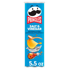 Pringles Salt and Vinegar 165g hạn 28/7/2026