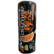 Crazy Wolf energy 0,25L plech Meloun