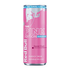 Red Bull Pink Edition bez cukru Forest Fruits 0,25l plech