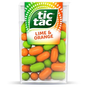 Tic Tac Lime & Orange Mint Sweets 24x18g
