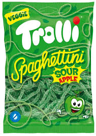 TROLLI SPAGHETTINI 100g jablkové želé