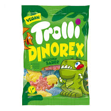 Trolli Bonbóny Gumové Dinorex Kyselé 150 g