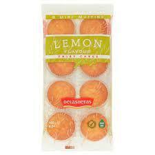 Delasheras Lemon Mini Muffins 180g hạn 8/4/2026