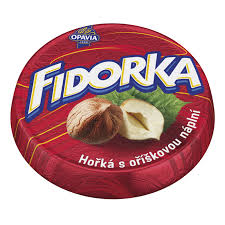 Opavia Fidorka hořká s oříškovou náplní 30 g