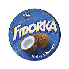 Opavia Fidorka Mléčná s oříškovou náplní 30g