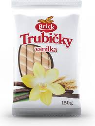 Trubičky Brick 150g Vanilka hạn 9/2026