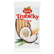 Trubičky Brick 150g Coconut hạn 8/2026