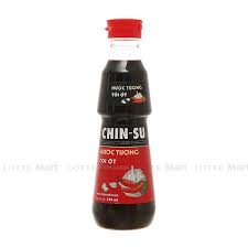 Nước tương CHIN-SU tỏi ớt (330ml)