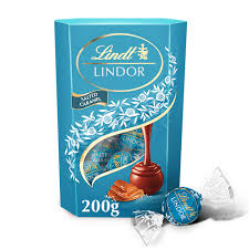 Lindt LINDOR pralinky Slaný karamel 200g- hạn 8/2026