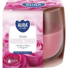 Bispol vonné svíčky ve skle 100g SN71 Rose- hộp 6ks