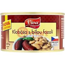 Viva klobása s bílou fazolí 400g- hạn 10/2028