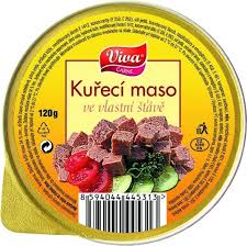 Viva kuřecí maso ve vlastní šťávě 120g- hạn 10/2028