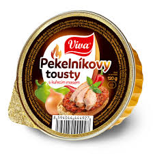Viva paštika Pekelníkovy tousty s kuřecím masem 120g- hạn 6/2028