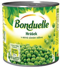 Bonduelle hrášek mírně slaný nálev 200g- hạn 6/2029