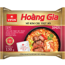 Vifon Hoang gia instantní nudle KIM CHI Hovězí 130g (MI KIM CHI THIT BO)- hạn 12/2026